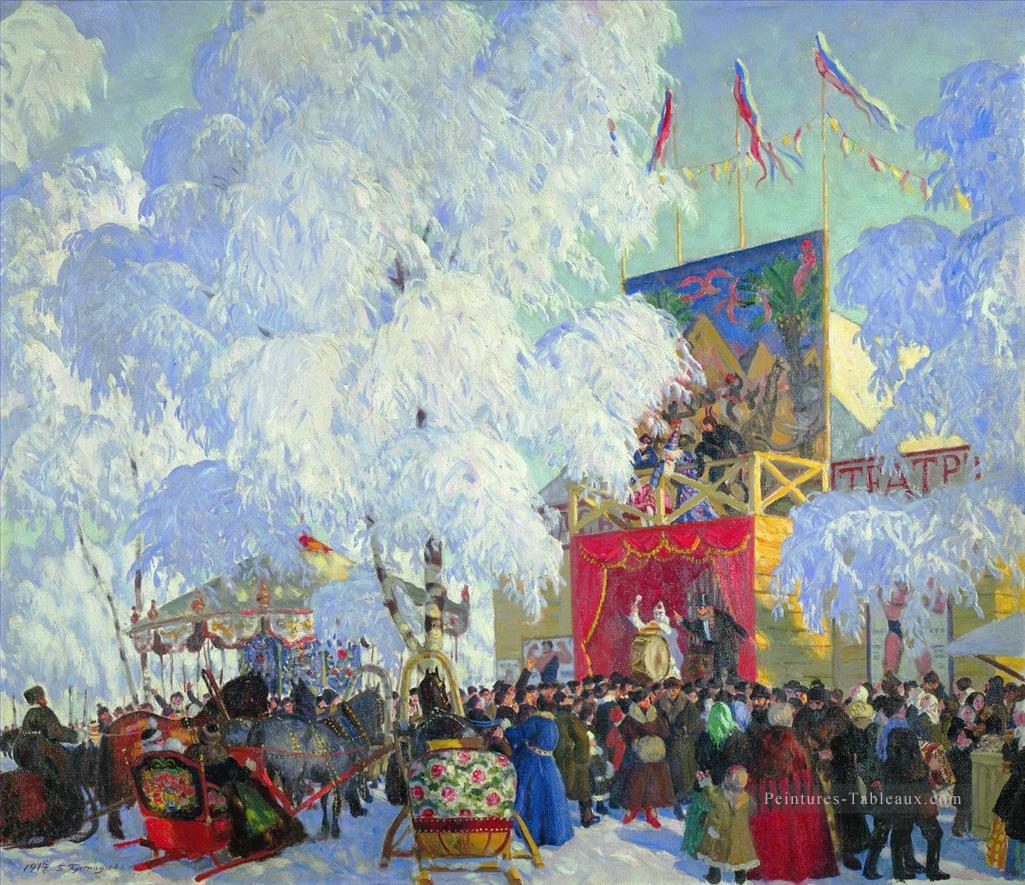 kiosques d’exposition 1917 Boris Mikhailovich Kustodiev Peintures à l'huile